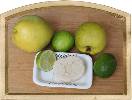 Quitten-Limetten-Seife