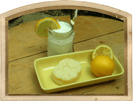 Joghurt-Zitronen-Seife