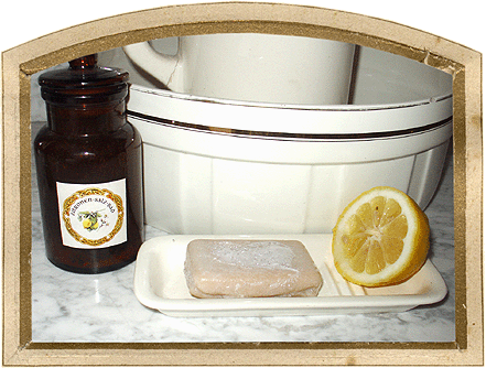 Zitronen-Salz-Seife